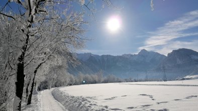 Spaziergang am Ziller im Winter