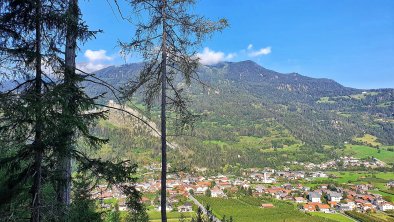 Ausblick aus dem Leitenwald auf die Burg Laudeck und Prutz., © im-web.de/ DS Destination Solutions GmbH (eda3 TOL)