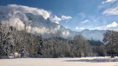 Bauernhaus Schloss Wagrain Ebbs - Winter Aussicht