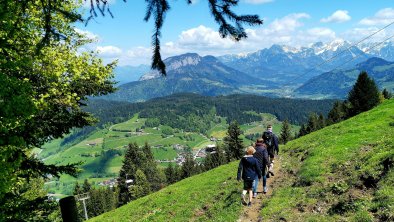 Markbachjochbahn wandern  Frühling Wildschönau FG