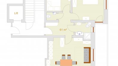 Plan Appartement Wilder Kaiser