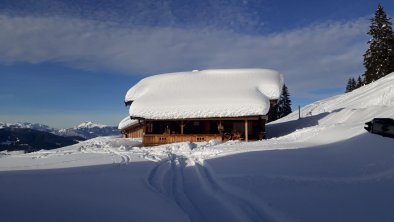 Die Prädastenalm im schneereichen Winter 2019