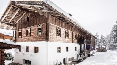 Aussenansicht Winter, © Chalet Alte Schmiede