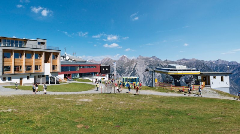 Bergstation der Venetbahn in Zams, © Bernhards Büro