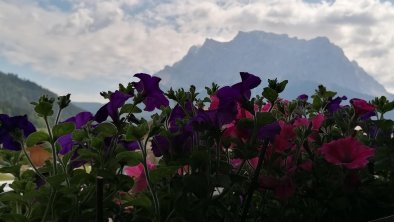 Balkon mit Zugspitzblick