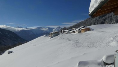 Winterblick aus dem Fenster