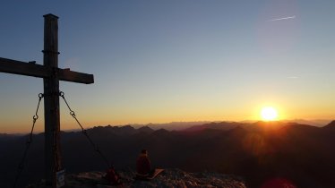 Sonnenuntergang am Rastkogel