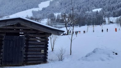 Blick zum benachbarten Skilift