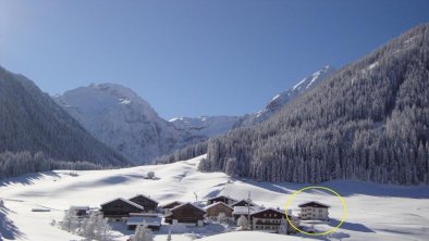 Blick auf unser Haus