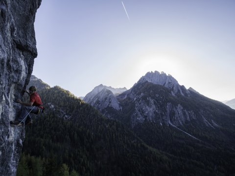 Klettern im Osttirol. Foto: Tirol Werbung / Mair Johannes
