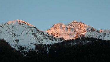 Blick vom Gästehaus zum Hohen Riffler