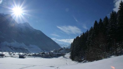 Pension Ladestatthof Ausblick im Winter