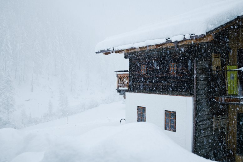 Tief eingeschneit im Osttiroler Villgratental.