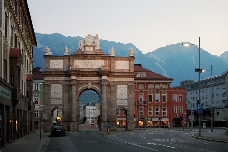 Innsbruck Triumphpforte, © Tirol Werbung / Verena Kathrein