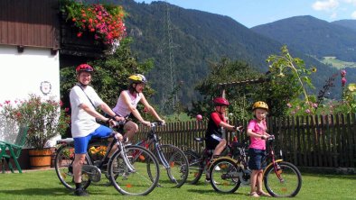 Radfahrer am Schleicherhof