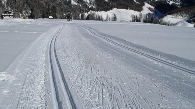 Langlaufloipe direkt vor dem Haus, © Petra Neurauter