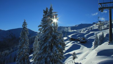 Winter Auffach Schatzberg Sessellift