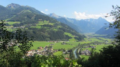 Panoramablick vom Gartenhaus