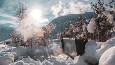 Jacuzzi im Schnee