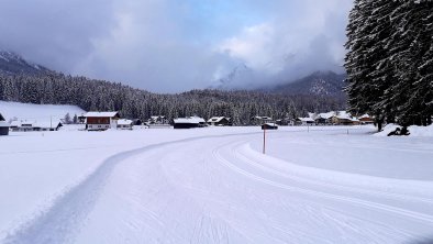 Direkt an der Loipe., © PANORAMA LODGE LEUTASCH