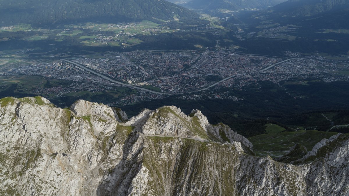 Der Goetheweg hoch über Innsbruck