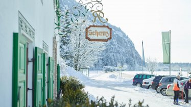 Hotel Zur Schanz Ebbs Winteransicht