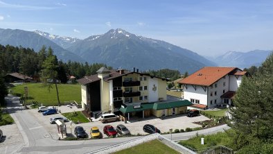 Aussicht Sommer Mösern Balkon