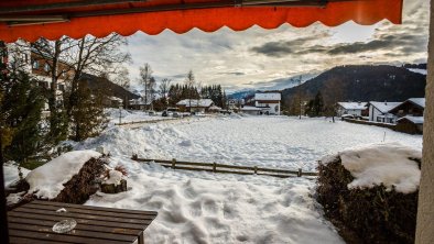 App. Cervelli Terrasse mit Ausblick im Winter, © MoniCare