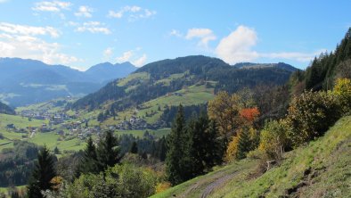 Herbst Niederau Ausblicke nach Oberau von Adelsber