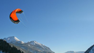 Snowkiten in Achenkirch am Achensee