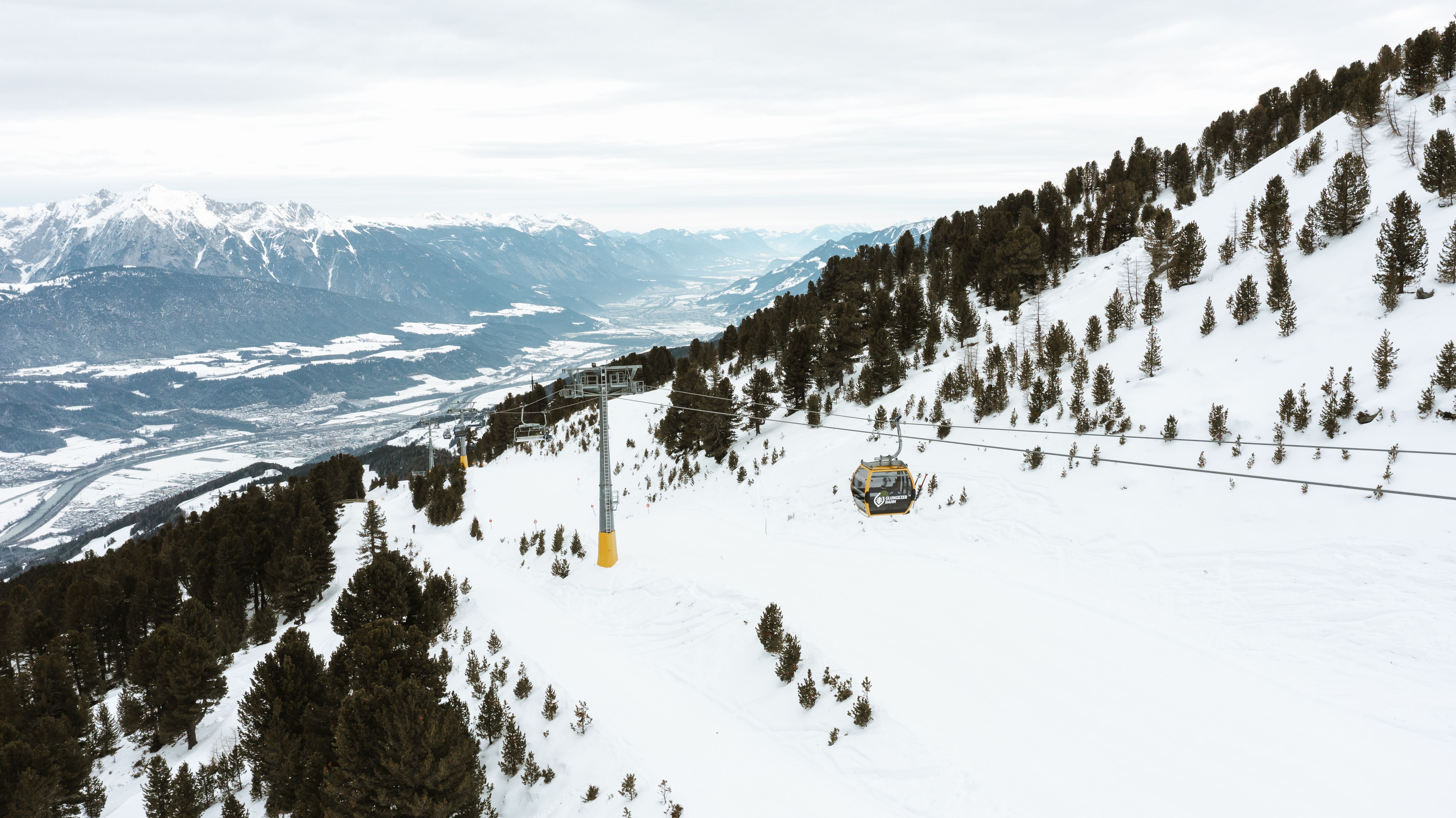 Skifahren am Glungezer