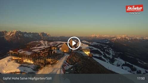 Webcam Gipfel Hohe Salve - Söll