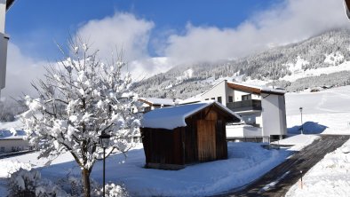 Balkonblick Richtung Berg