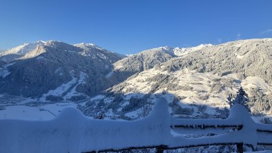 Ausblick auf Schwendberg Hippach vom Appartement