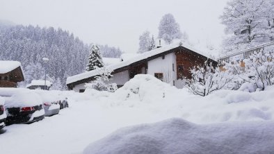 erst einmal Schnee schaufeln