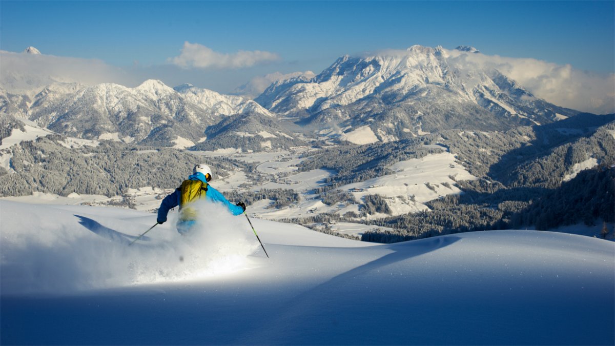 Freeriden in Fieberbrunn, © Bergbahnen Fieberbrunn