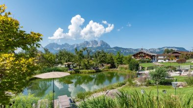 Schwimmen im Naturteich - Hotel Penzinghof