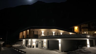 Apartment Jasmin im Winter bei Vollmond