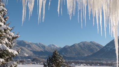 Balkonblick nach Osten -> Lechaschau, Reutte