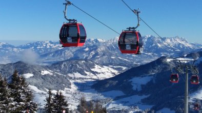 Blick von der Bergstation ins Tal