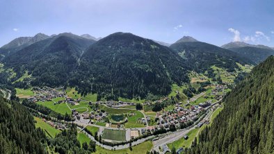 Panoramaaufnahme See Sommer