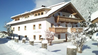 Haus Alpenblick im Winter