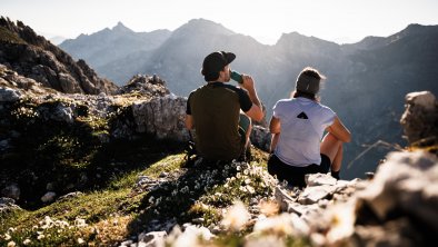 Rast in den Bergen