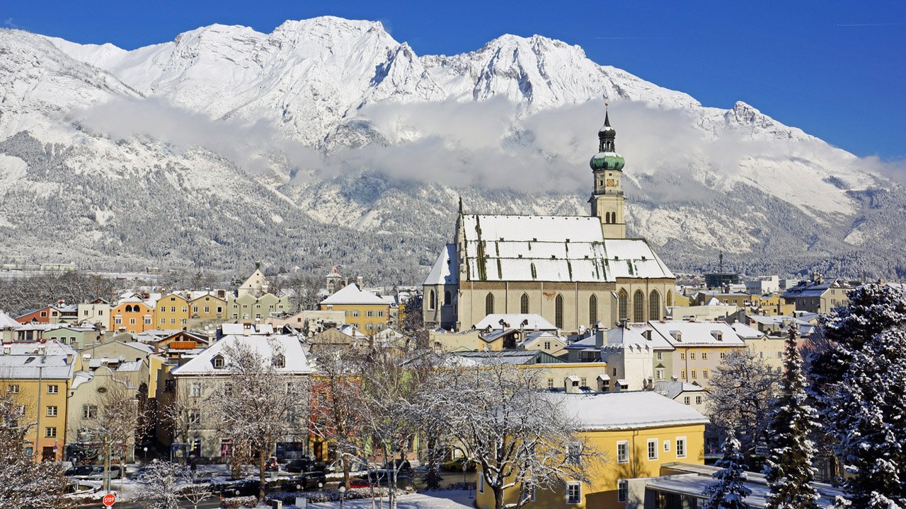 Hall in Tirol im Winter, © TVB Region Hall-Wattens