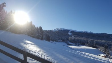 Blick auf die Piste