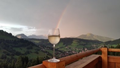 Blick auf den Wilden Kaiser_zAglers Ferienwohnungen