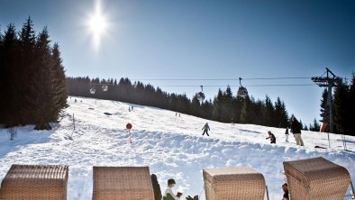 Terrasse im Winter