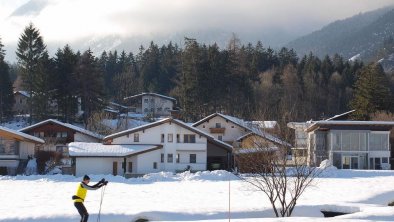 Langlaufen vor Apartment Tirol, © Dessl Irmgard