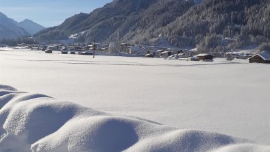 Winter 2021 Blick nach Elbigenalp