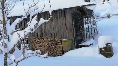 Vorrat für den Kachelofen